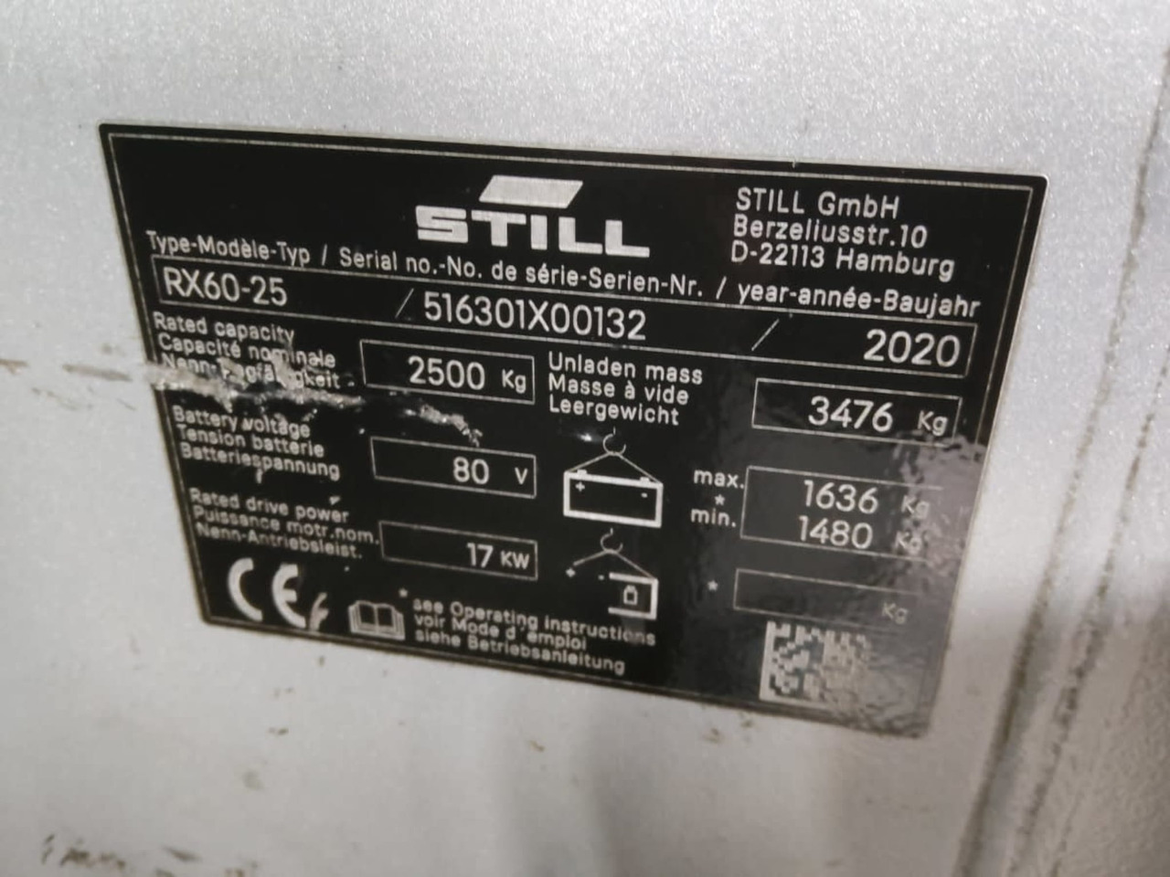 STILL RX60-25 - رافعة شوكية كهربائية: صورة 5 STILL RX60-25 - رافعة شوكية كهربائية: صورة 5