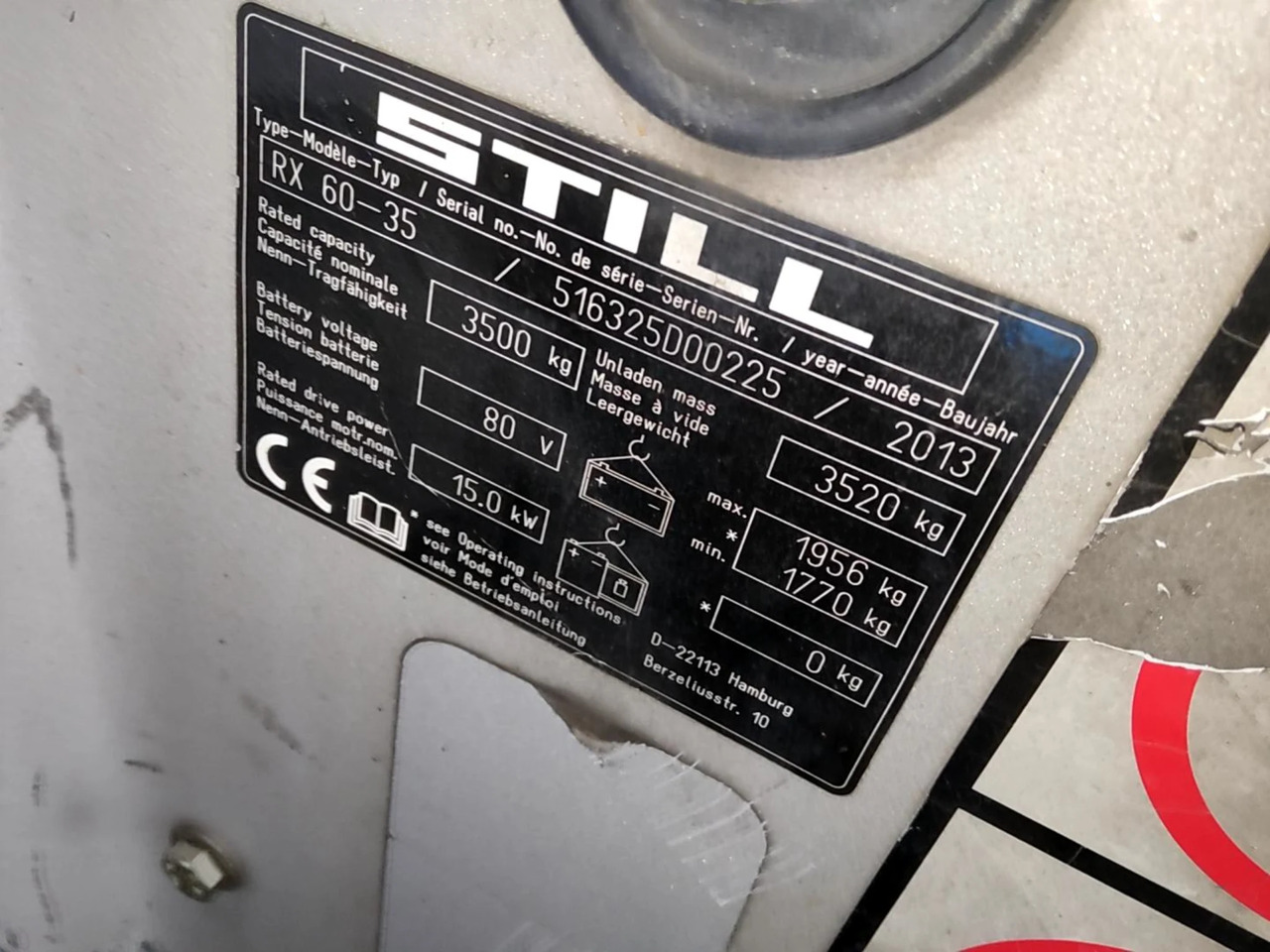 STILL RX60-35 - رافعة شوكية كهربائية: صورة 5 STILL RX60-35 - رافعة شوكية كهربائية: صورة 5
