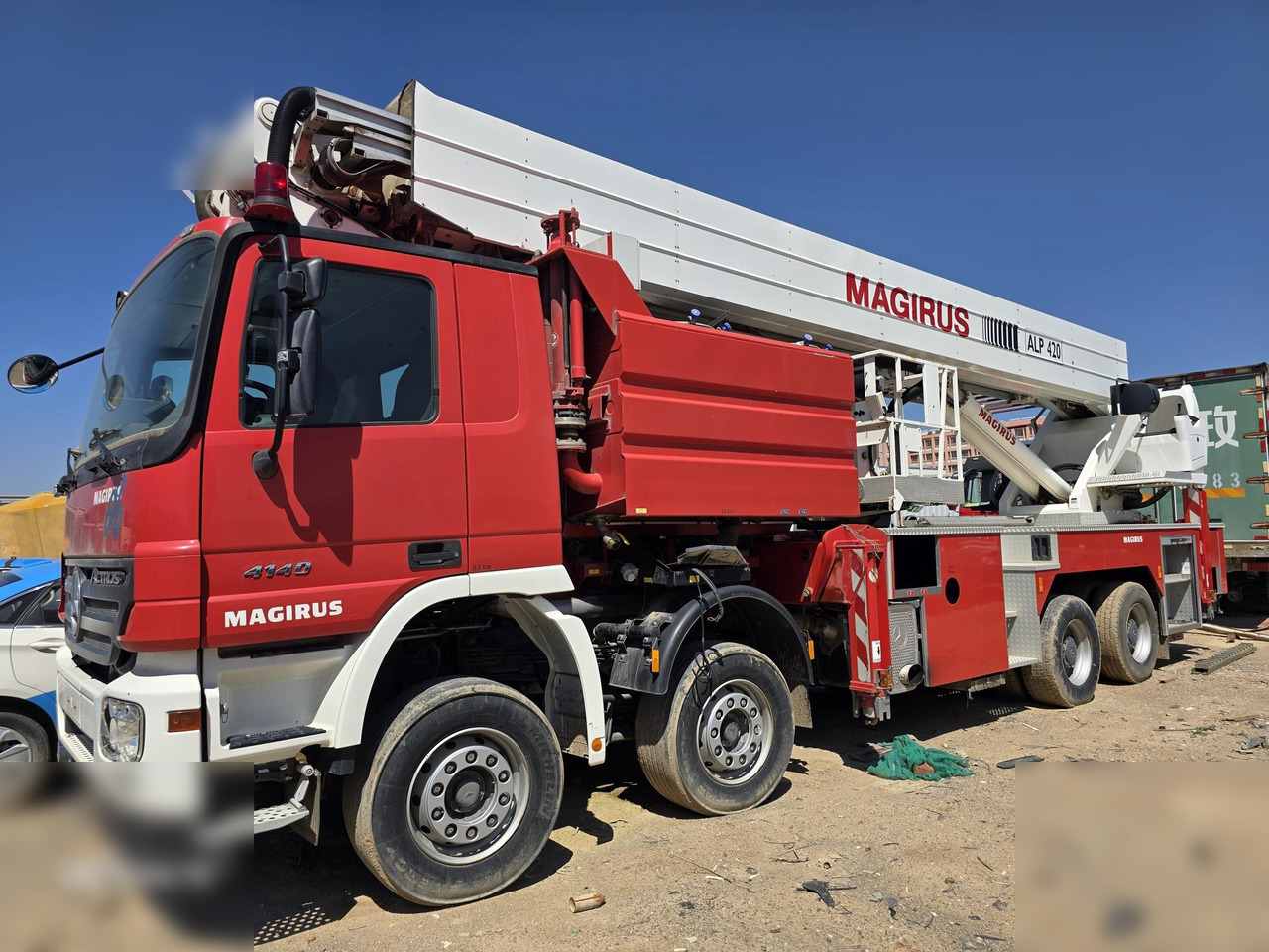 2011 MERCEDES-BENZ ACTROS 4140 - منصة محمولة مثبتة على الشاحنة: صورة 1 2011 MERCEDES-BENZ ACTROS 4140 - منصة محمولة مثبتة على الشاحنة: صورة 1