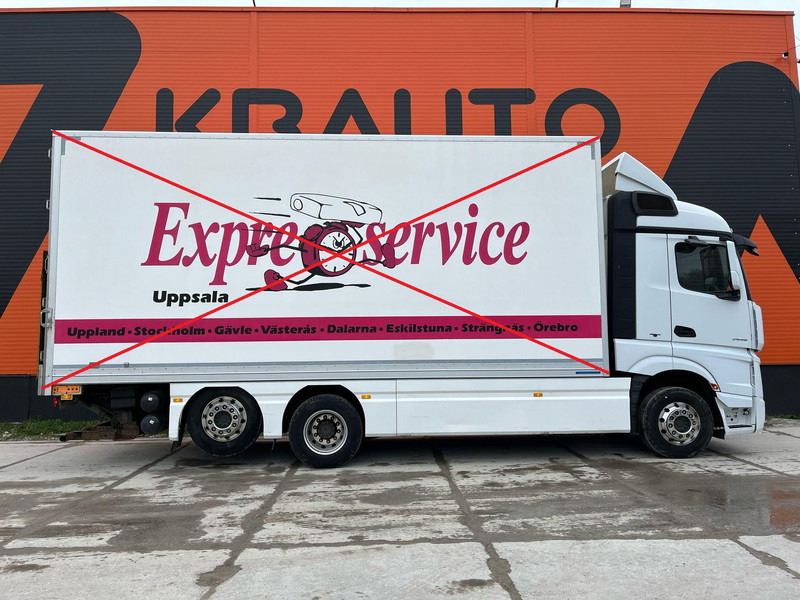 Mercedes-Benz Actros 2545 6x2*4 BOX L=7445 mm - شاحنة بهيكل معدني للمقصورة: صورة 4 Mercedes-Benz Actros 2545 6x2*4 BOX L=7445 mm - شاحنة بهيكل معدني للمقصورة: صورة 4