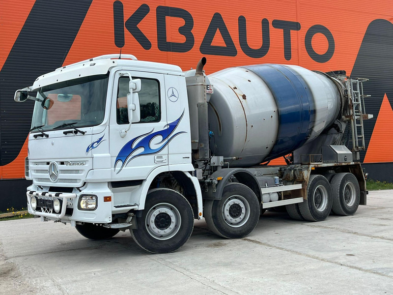 شاحنة خلاطة خرسانة Mercedes-Benz Actros 3241 8x4 MSM 9M 10m3 / FULL STEEL / HUB REDUCTION / CHUTE: صورة 1