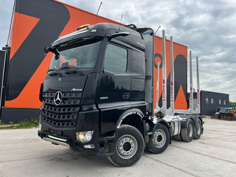 Mercedes-Benz Arocs 3263 8x4 FULL STEEL - شاحنة قطع الأشجار, شاحنة كرين: صورة 2 Mercedes-Benz Arocs 3263 8x4 FULL STEEL - شاحنة قطع الأشجار, شاحنة كرين: صورة 2