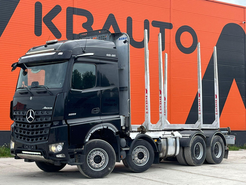 Mercedes-Benz Arocs 3263 8x4 FULL STEEL - شاحنة قطع الأشجار, شاحنة كرين: صورة 1 Mercedes-Benz Arocs 3263 8x4 FULL STEEL - شاحنة قطع الأشجار, شاحنة كرين: صورة 1