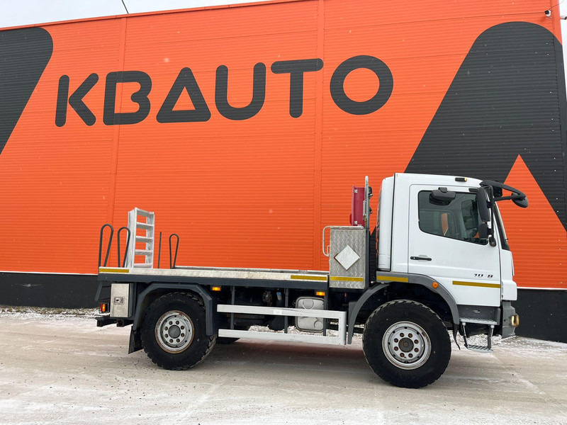 Mercedes-Benz Atego 1018 4x4 ONLY 18844 km ! / FULL STEEL / DRUM BRAKES / PLATFORM L=3500 mm - شاحنات مسطحة: صورة 5 Mercedes-Benz Atego 1018 4x4 ONLY 18844 km ! / FULL STEEL / DRUM BRAKES / PLATFORM L=3500 mm - شاحنات مسطحة: صورة 5