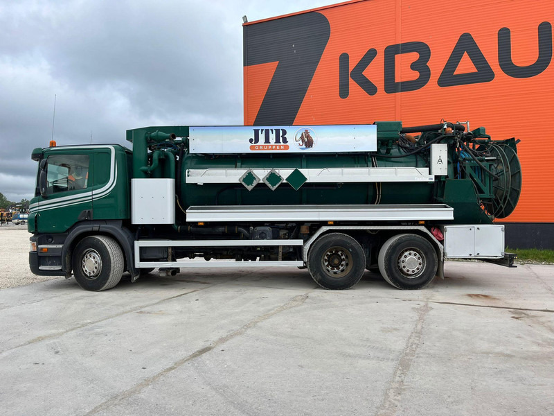 فراغ شاحنة Scania P 360 6x2*4 Larsen A/S TANK 10000 l / VACUUM Vacustar W1300R / PRESSURE Uraca F716: صورة 8