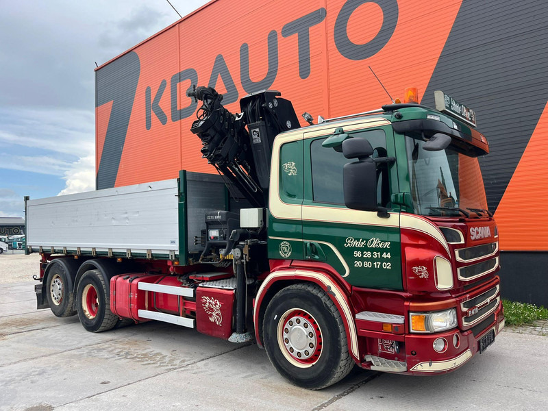 Scania P 410 6x2*4 HIAB 211EP-5 / BOX L=5386 mm - شاحنة قلاب, شاحنة كرين: صورة 4 Scania P 410 6x2*4 HIAB 211EP-5 / BOX L=5386 mm - شاحنة قلاب, شاحنة كرين: صورة 4
