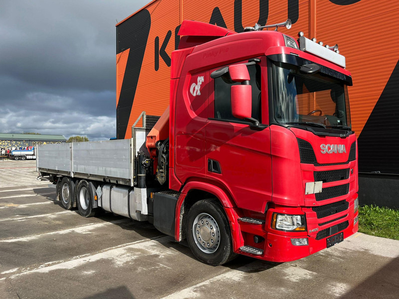 Scania R 450 6x2*4 PK 26002 / PLATFORM L=6482 mm - شاحنات مسطحة, شاحنة كرين: صورة 4 Scania R 450 6x2*4 PK 26002 / PLATFORM L=6482 mm - شاحنات مسطحة, شاحنة كرين: صورة 4