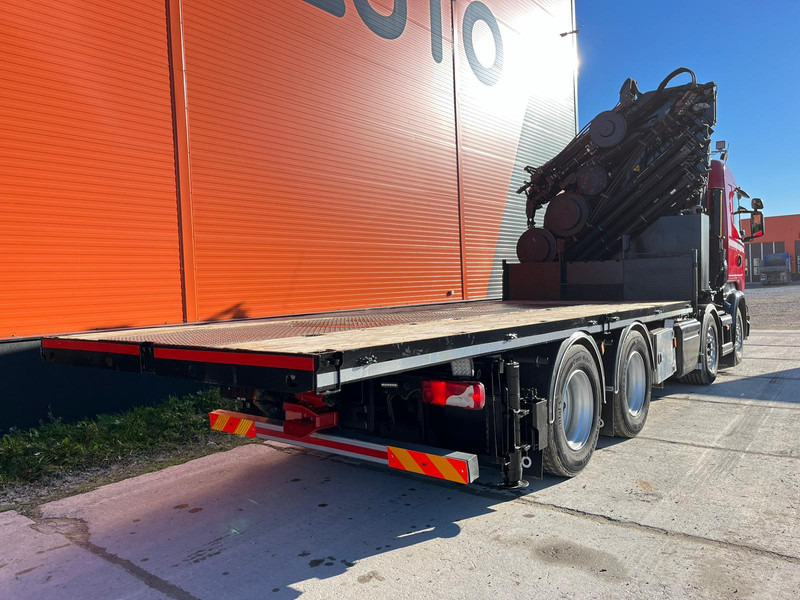 Scania R 520 8x4 COMBI / HIAB 1058E-8 + JIB / PLATFORM L=6269 mm - شاحنات مسطحة, شاحنة كرين: صورة 5 Scania R 520 8x4 COMBI / HIAB 1058E-8 + JIB / PLATFORM L=6269 mm - شاحنات مسطحة, شاحنة كرين: صورة 5