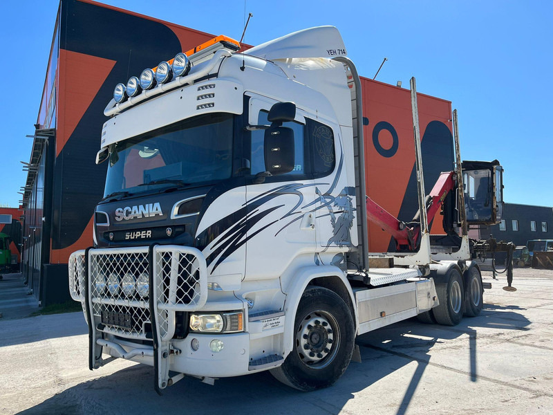 Scania R 580 6x4 EPSILON M12L97 / RETARDER - شاحنة قطع الأشجار, شاحنة كرين: صورة 2 Scania R 580 6x4 EPSILON M12L97 / RETARDER - شاحنة قطع الأشجار, شاحنة كرين: صورة 2