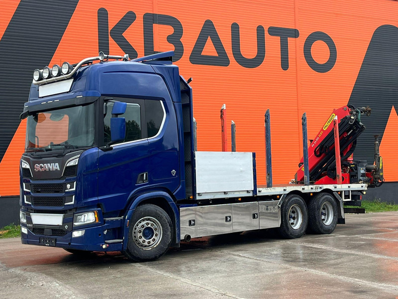 Scania R 650 6x4 PK24001 / PLATFORM L=6800 mm - شاحنات مسطحة, شاحنة كرين: صورة 2 Scania R 650 6x4 PK24001 / PLATFORM L=6800 mm - شاحنات مسطحة, شاحنة كرين: صورة 2