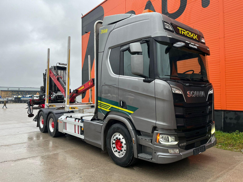 Scania R 650 6x4 RETARDER - شاحنة قطع الأشجار, شاحنة كرين: صورة 4 Scania R 650 6x4 RETARDER - شاحنة قطع الأشجار, شاحنة كرين: صورة 4