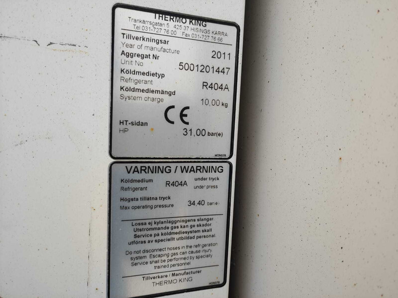 THERMO KING SLX SPECTRUM REFRIGERATION UNIT / KÜLMASEADE - حاوية تبريد: صورة 4 THERMO KING SLX SPECTRUM REFRIGERATION UNIT / KÜLMASEADE - حاوية تبريد: صورة 4