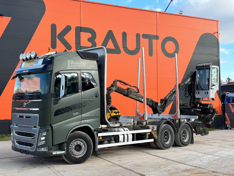 Volvo FH 16 650 6x4 Kesla 2110 / CHASSIS L=7223 mm - شاحنة قطع الأشجار, شاحنة كرين: صورة 1 Volvo FH 16 650 6x4 Kesla 2110 / CHASSIS L=7223 mm - شاحنة قطع الأشجار, شاحنة كرين: صورة 1