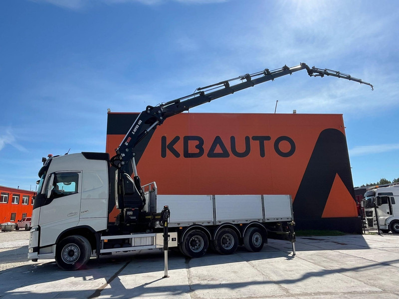شاحنات مسطحة, شاحنة كرين Volvo FH 500 8x4*4 HIAB 408E-6 + JIB / PLATFORM L=6434 mm: صورة 9
