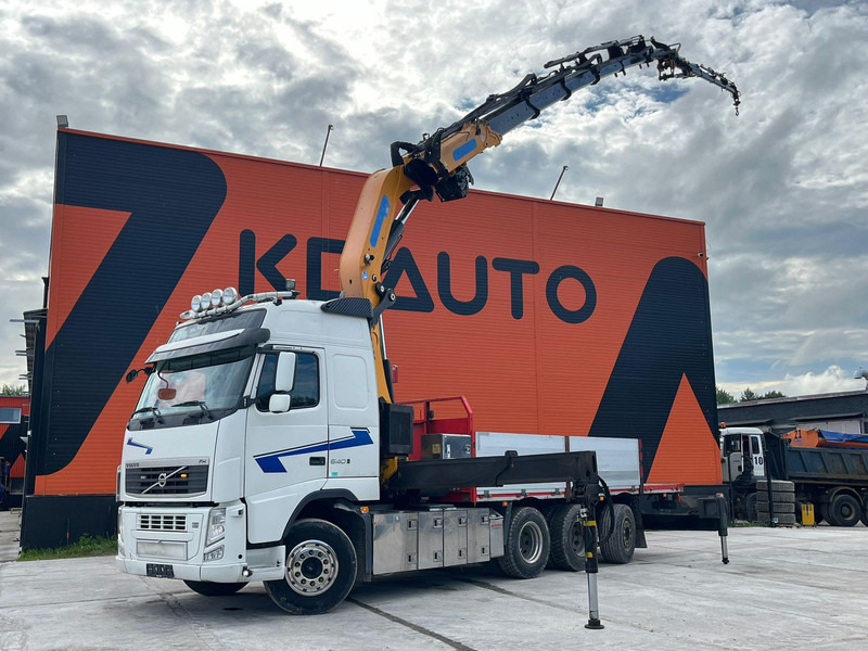 Volvo FH 540 8x4*4 EFFER 525/6S + JIB + WINCH / PLATFORM L=6216 mm - شاحنات مسطحة, شاحنة كرين: صورة 1 Volvo FH 540 8x4*4 EFFER 525/6S + JIB + WINCH / PLATFORM L=6216 mm - شاحنات مسطحة, شاحنة كرين: صورة 1