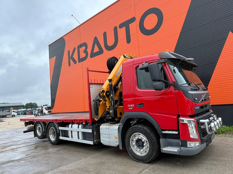 Volvo FM 330 6x2*4 EFFER 215/4S / PLATFORM L=6529 mm - شاحنات مسطحة, شاحنة كرين: صورة 4 Volvo FM 330 6x2*4 EFFER 215/4S / PLATFORM L=6529 mm - شاحنات مسطحة, شاحنة كرين: صورة 4