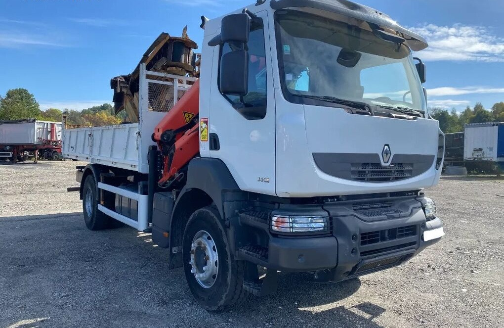 Renault KERAX 380 /Dźwig HDS Palfinger PK13001-K / / Retarder / Manual - شاحنة قلاب: صورة 3 Renault KERAX 380 /Dźwig HDS Palfinger PK13001-K / / Retarder / Manual - شاحنة قلاب: صورة 3