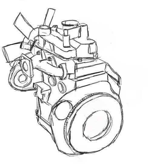 Komatsu 4D84 - محرك - آلات الإنشاء: صورة 1 Komatsu 4D84 - محرك - آلات الإنشاء: صورة 1