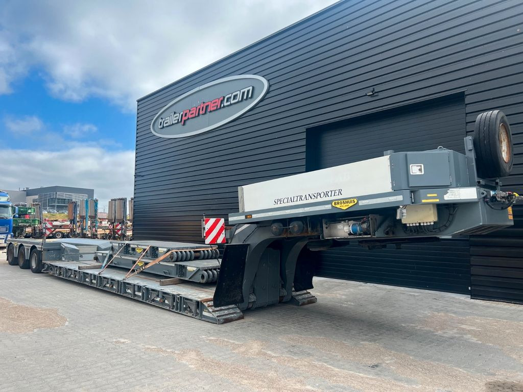 Broshuis 3 achs Tiefbett / 2 x Verlärungsträger / 19 M - نصف مقطورة بلودر منخفض: صورة 3 Broshuis 3 achs Tiefbett / 2 x Verlärungsträger / 19 M - نصف مقطورة بلودر منخفض: صورة 3