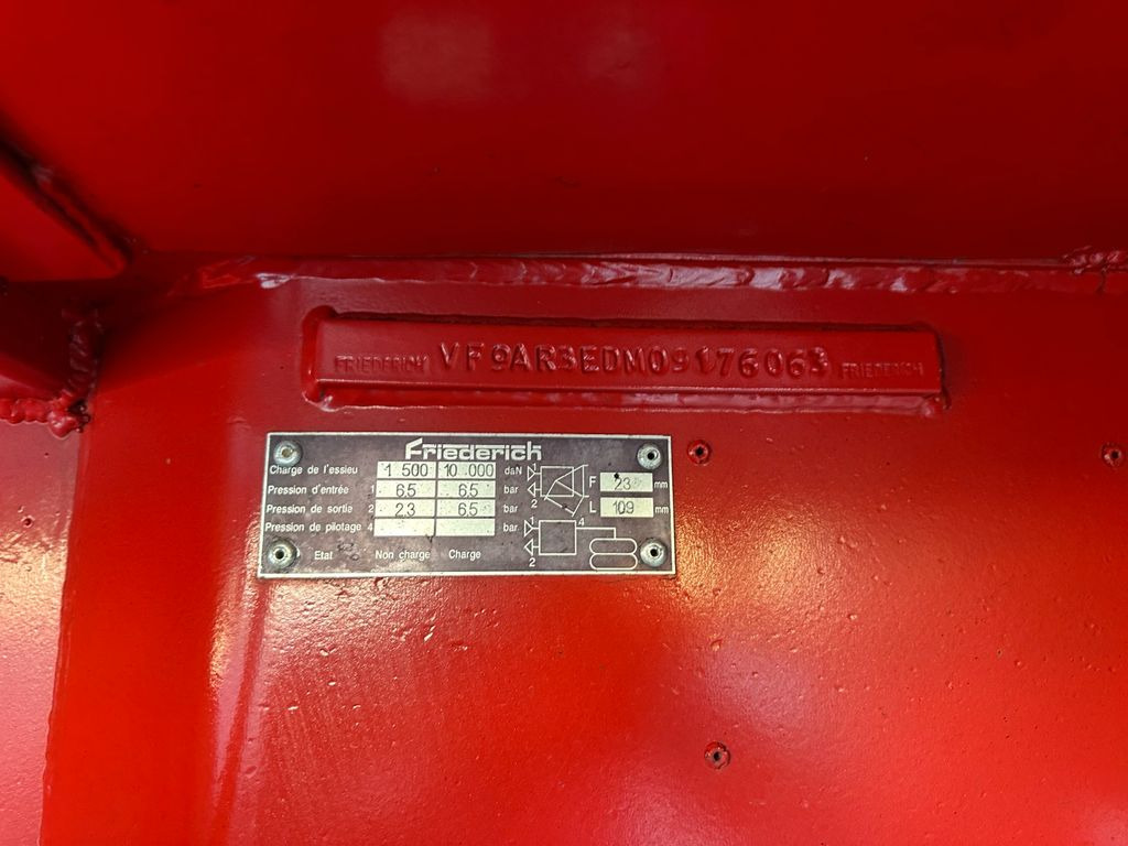 نصف مقطورة مسطحة Faymonville Friedrich 3 achs nachläufer Faymonville Friedrich 3 achs nachläufer: صورة 6