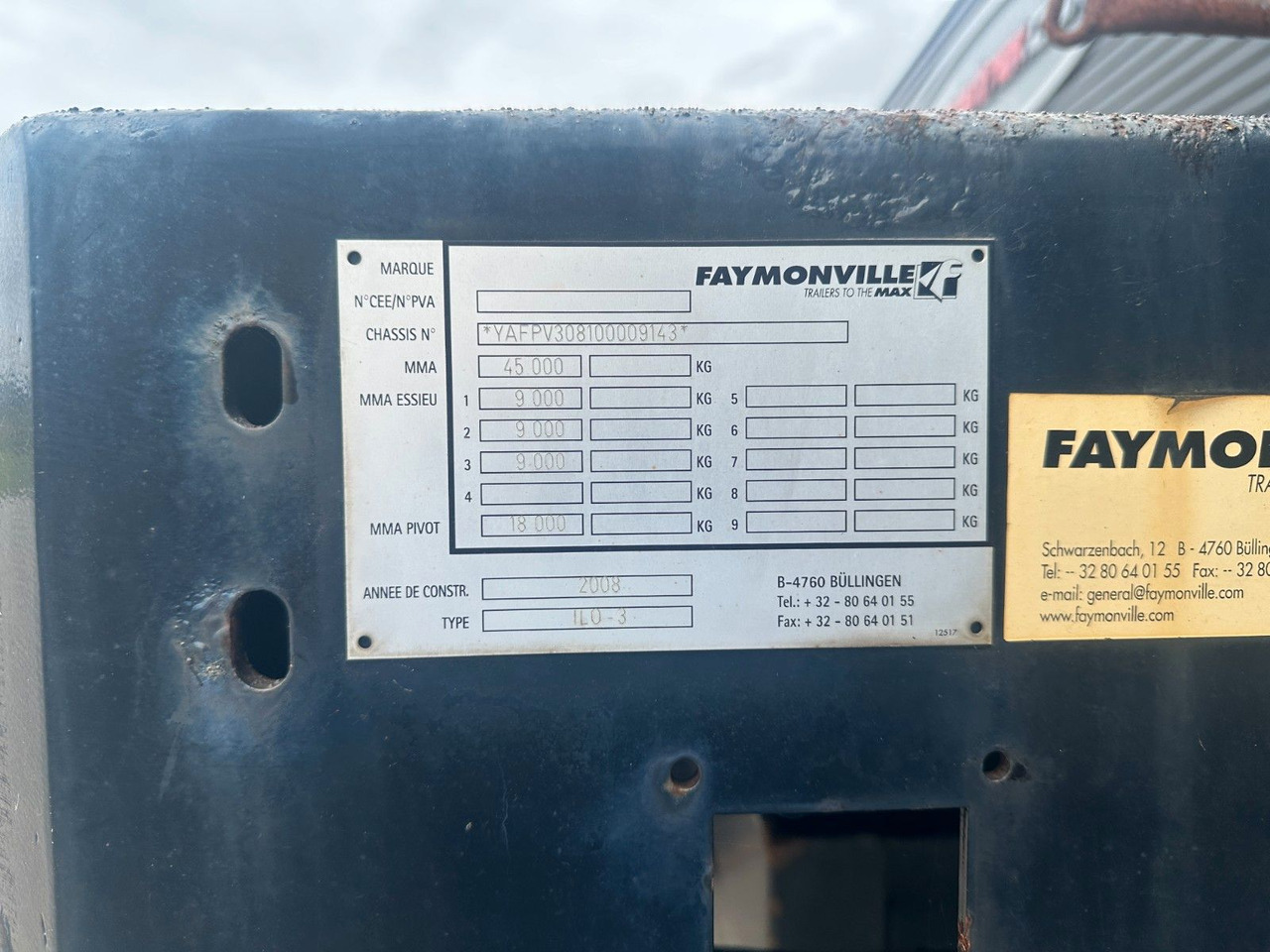 Faymonville Prefamax 3 achs innenlader - نصف مقطورة بلودر منخفض: صورة 3 Faymonville Prefamax 3 achs innenlader - نصف مقطورة بلودر منخفض: صورة 3