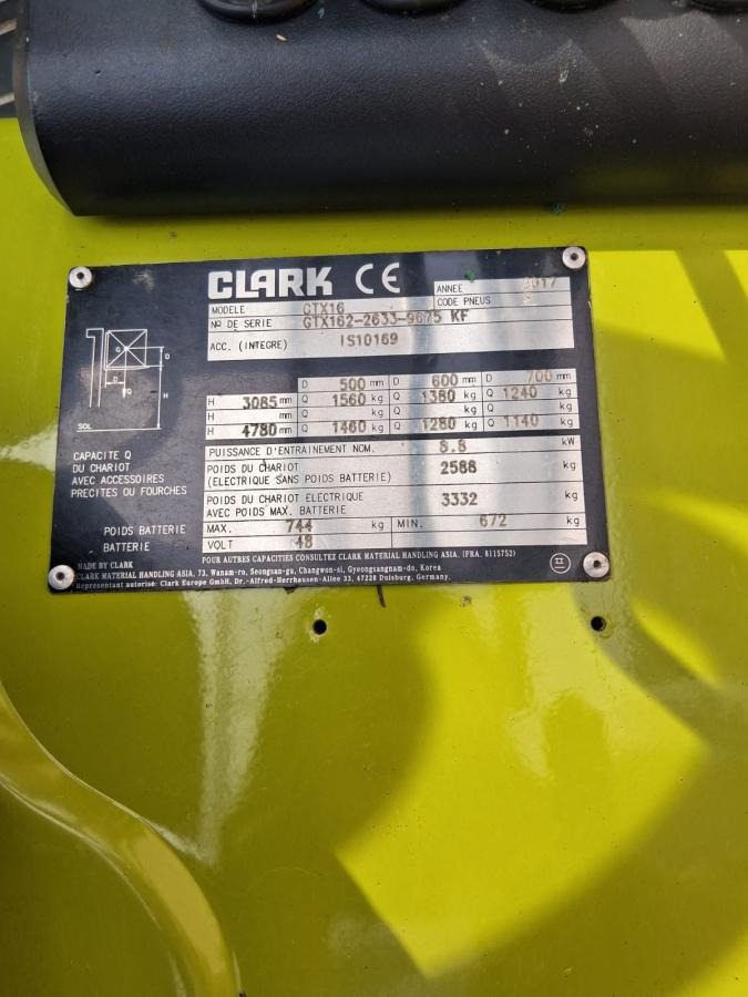 تأجير Clark GTX16 Clark GTX16: صورة 6 تأجير Clark GTX16 Clark GTX16: صورة 6