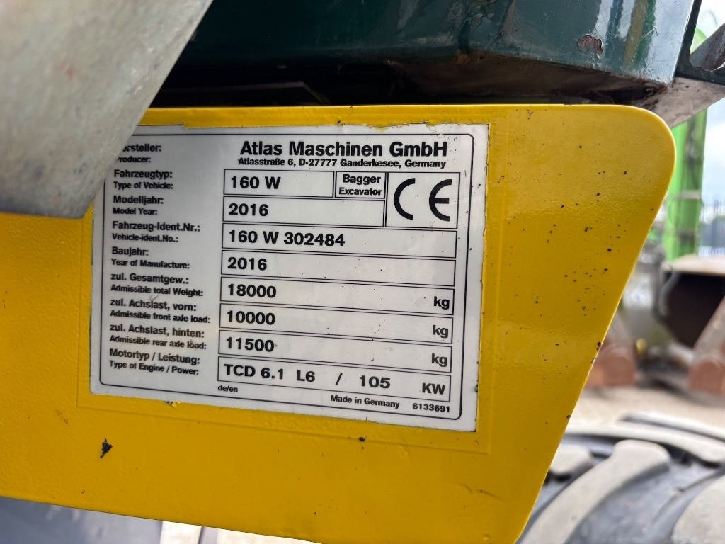 حفار ذو عجلات Atlas 160 W - 140 W: صورة 18