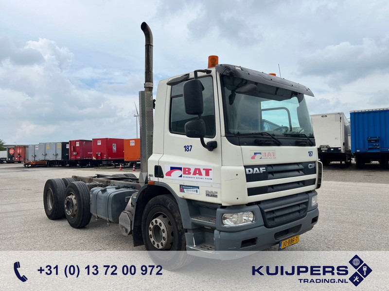 DAF FAG CF 75.250 EEV Euro 5 / 6x2 / 158 DKM / Chassis-Cabine - شاحنة بهيكل معدني للمقصورة: صورة 1 DAF FAG CF 75.250 EEV Euro 5 / 6x2 / 158 DKM / Chassis-Cabine - شاحنة بهيكل معدني للمقصورة: صورة 1