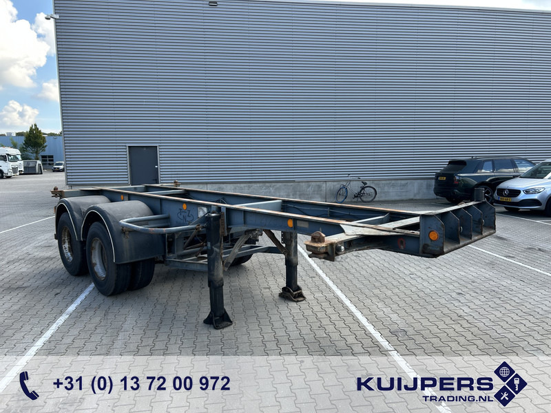 Fruehauf ED 24 / 2 as Blad - Spring / Container 20 FT / Classic / Oldtimer - ناقل حاوية/ نصف مقطورة بحاوية: صورة 1 Fruehauf ED 24 / 2 as Blad - Spring / Container 20 FT / Classic / Oldtimer - ناقل حاوية/ نصف مقطورة بحاوية: صورة 1