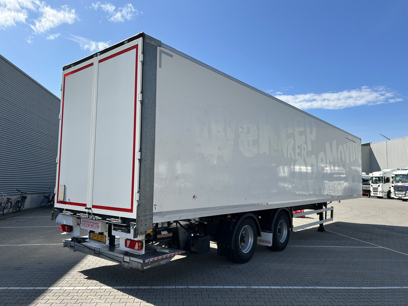 Groenewegen DRO-14-18 B / Box / Laadklep / Stuuras / APK 08-26 - نصف مقطورة بصندوق مغلق: صورة 2 Groenewegen DRO-14-18 B / Box / Laadklep / Stuuras / APK 08-26 - نصف مقطورة بصندوق مغلق: صورة 2