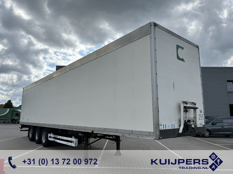 Krone SDP 27 / Box - Confectie / 3 axle BPW Drum / NL Trailer - نصف مقطورة بصندوق مغلق: صورة 1 Krone SDP 27 / Box - Confectie / 3 axle BPW Drum / NL Trailer - نصف مقطورة بصندوق مغلق: صورة 1