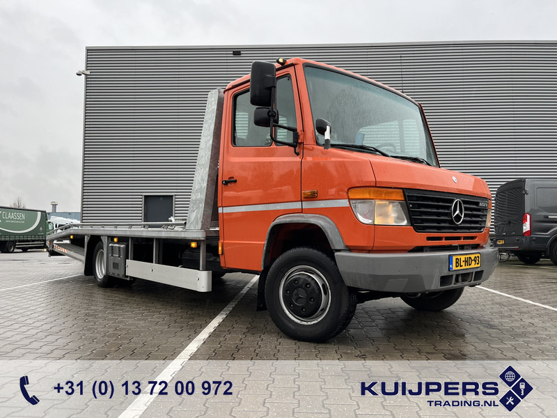 Mercedes-Benz Vario 612 D / Car - Machine Transporter 570 cm / Winch / Ramps / NL Truck - شاحنة نقل سيارات شاحنة: صورة 1 Mercedes-Benz Vario 612 D / Car - Machine Transporter 570 cm / Winch / Ramps / NL Truck - شاحنة نقل سيارات شاحنة: صورة 1