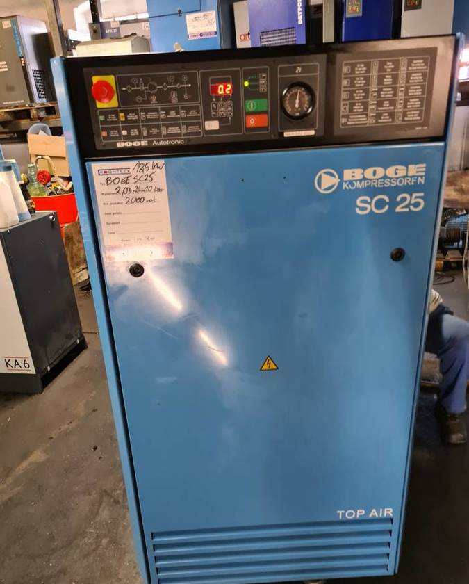 Sprężarka tłokowa BOGE SC 25, 18,5 kw - ضاغط هوائي: صورة 2 Sprężarka tłokowa BOGE SC 25, 18,5 kw - ضاغط هوائي: صورة 2