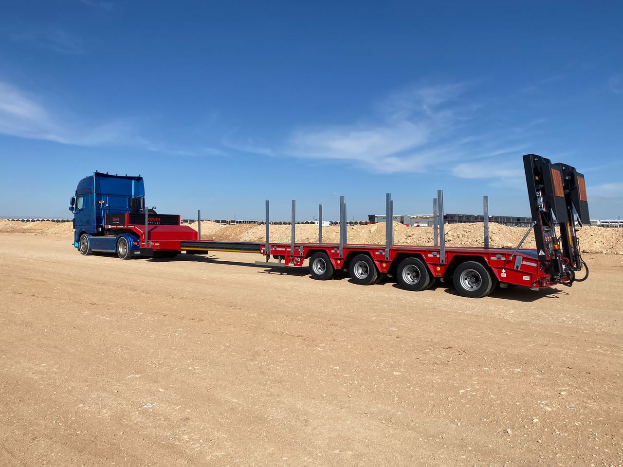 GVN Trailer 4 AXLE EXTENDABLE LOWBED - نصف مقطورة بلودر منخفض: صورة 3 GVN Trailer 4 AXLE EXTENDABLE LOWBED - نصف مقطورة بلودر منخفض: صورة 3