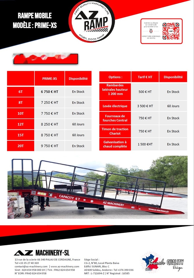 AZ RAMP PRIME XS-6 mobile loading ramp - منحدر تحميل: صورة 4 AZ RAMP PRIME XS-6 mobile loading ramp - منحدر تحميل: صورة 4