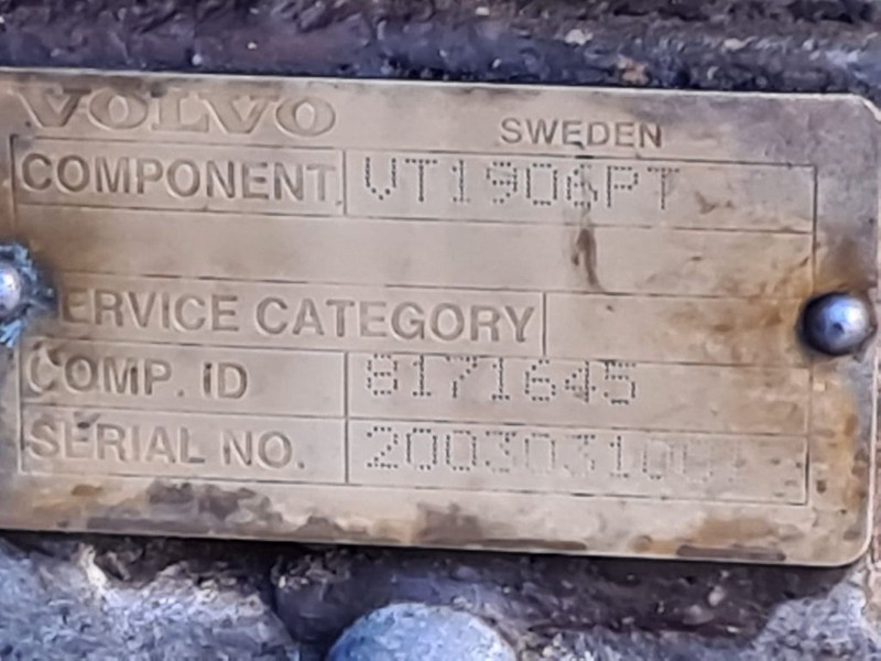 Volvo VT1906PT With or Without retarder / With or without second steering pump - صندوق التروس: صورة 2 Volvo VT1906PT With or Without retarder / With or without second steering pump - صندوق التروس: صورة 2