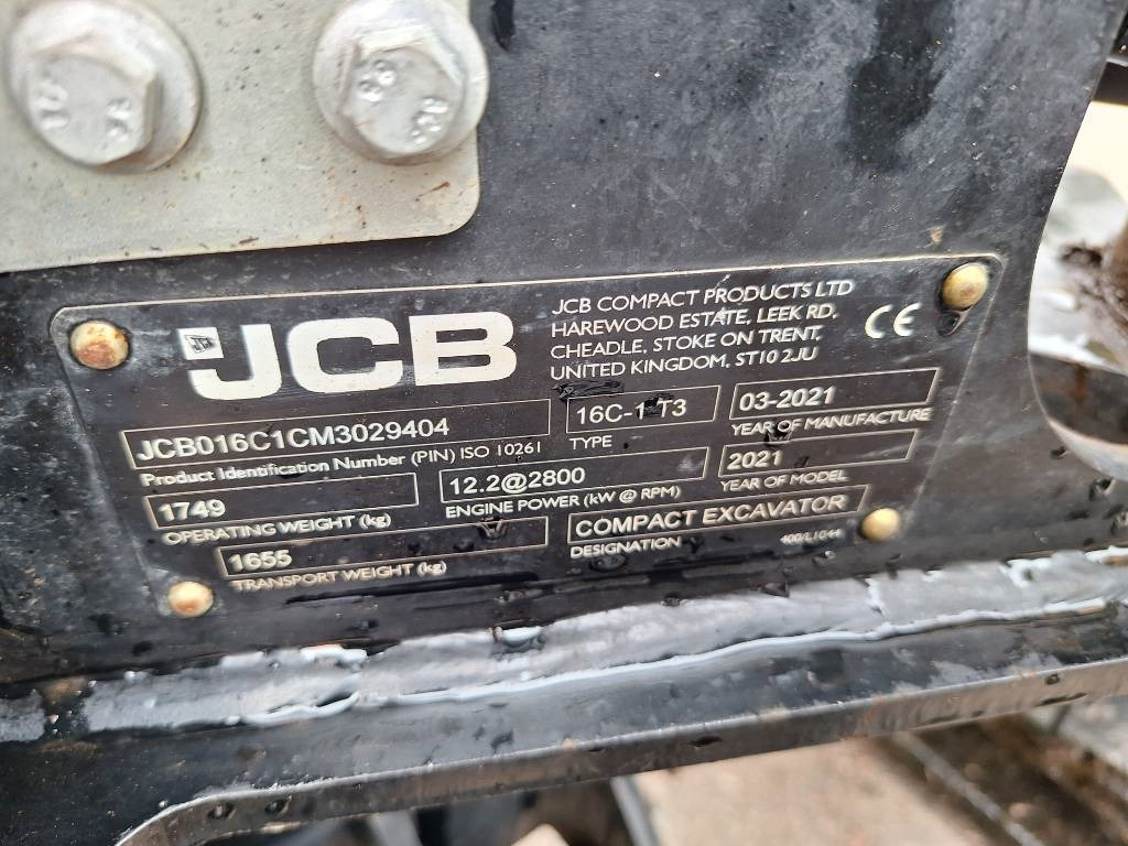 حفار صغير للبيع JCB C 16-1: صورة 23 حفار صغير للبيع JCB C 16-1: صورة 23