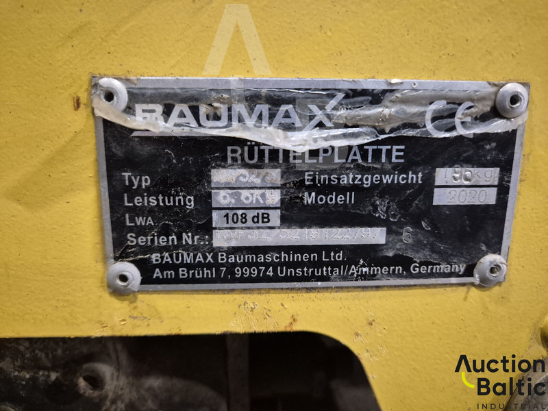 صفيحة هزازة Baumax RVP32/52: صورة 8 صفيحة هزازة Baumax RVP32/52: صورة 8