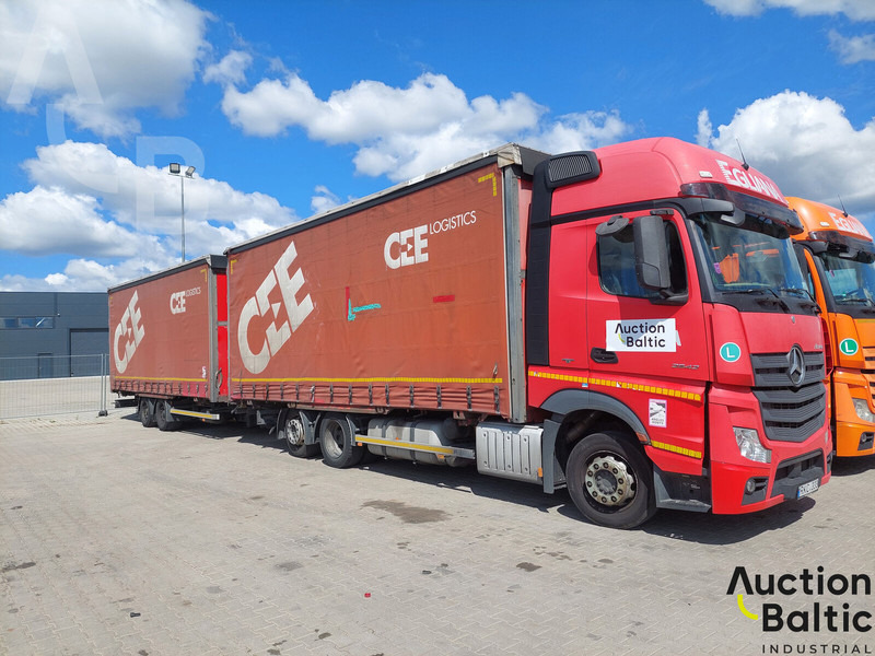 Mercedes-Benz Actros 2542 L - شاحنة ذات ستائر جانبية: صورة 1 Mercedes-Benz Actros 2542 L - شاحنة ذات ستائر جانبية: صورة 1