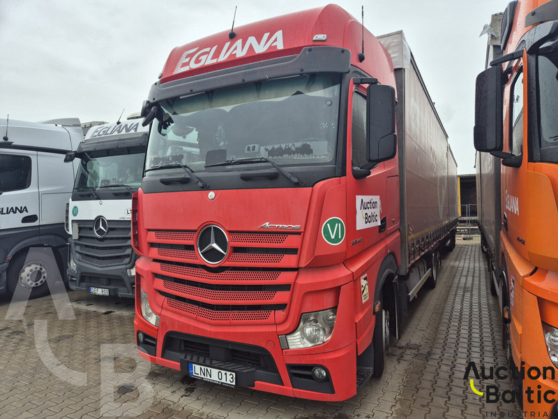 Mercedes-Benz Actros 2542 L - شاحنة ذات ستائر جانبية: صورة 1 Mercedes-Benz Actros 2542 L - شاحنة ذات ستائر جانبية: صورة 1