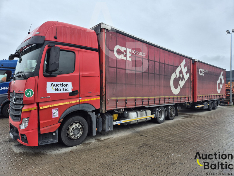 Mercedes-Benz Actros 2542 L - شاحنة ذات ستائر جانبية: صورة 1 Mercedes-Benz Actros 2542 L - شاحنة ذات ستائر جانبية: صورة 1