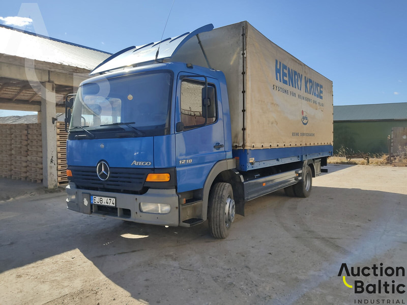 Mercedes-Benz Atego 1218 - شاحنة ذات ستائر جانبية: صورة 2 Mercedes-Benz Atego 1218 - شاحنة ذات ستائر جانبية: صورة 2