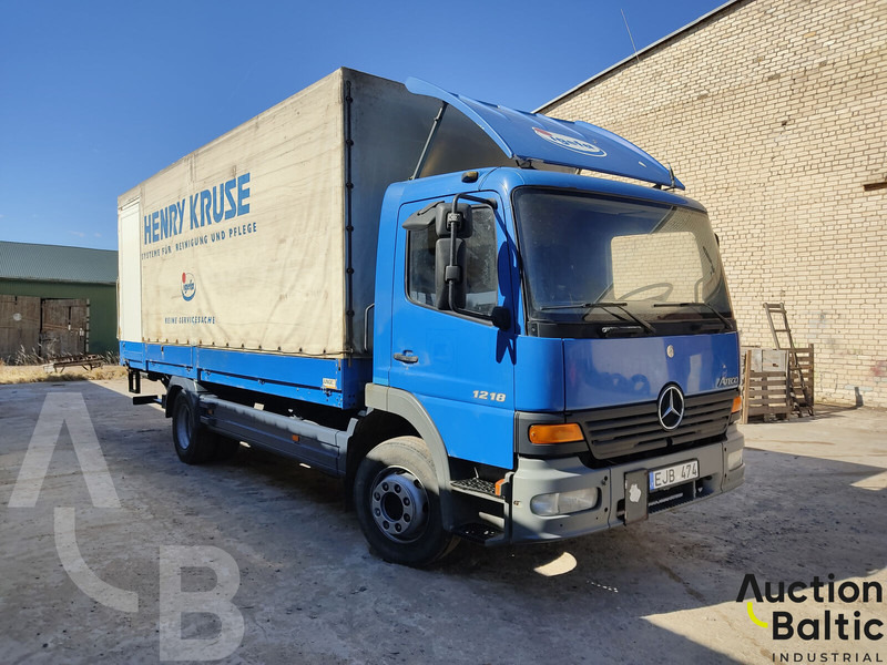 Mercedes-Benz Atego 1218 - شاحنة ذات ستائر جانبية: صورة 1 Mercedes-Benz Atego 1218 - شاحنة ذات ستائر جانبية: صورة 1