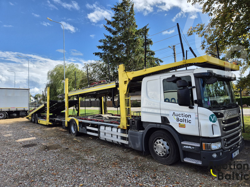 Scania P 450 - شاحنة نقل سيارات شاحنة: صورة 2 Scania P 450 - شاحنة نقل سيارات شاحنة: صورة 2
