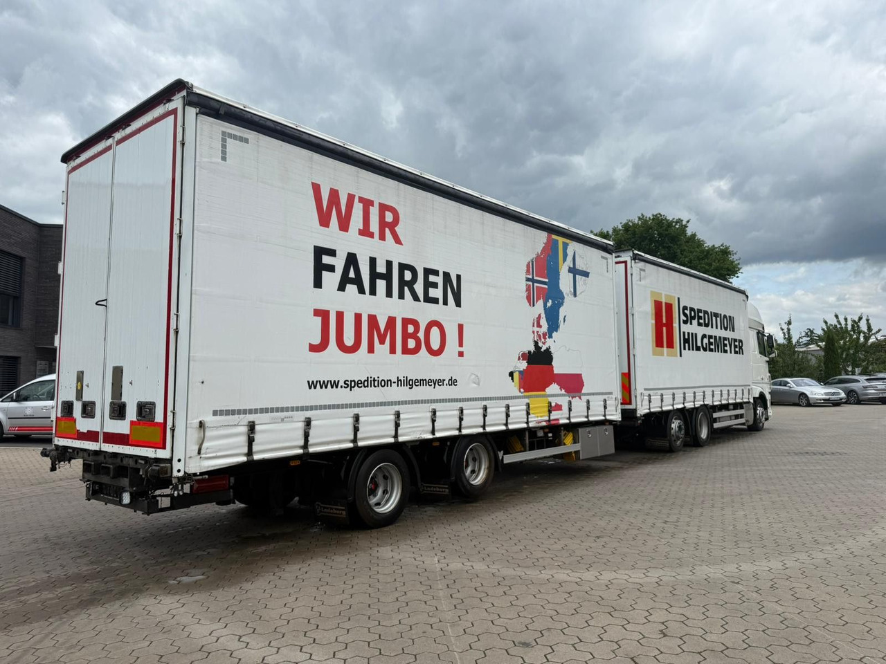 DAF XF 480 FAN LowDeck 6x2 Jumbo Inklusive Anhänger - شاحنة ذات ستائر جانبية: صورة 3 DAF XF 480 FAN LowDeck 6x2 Jumbo Inklusive Anhänger - شاحنة ذات ستائر جانبية: صورة 3