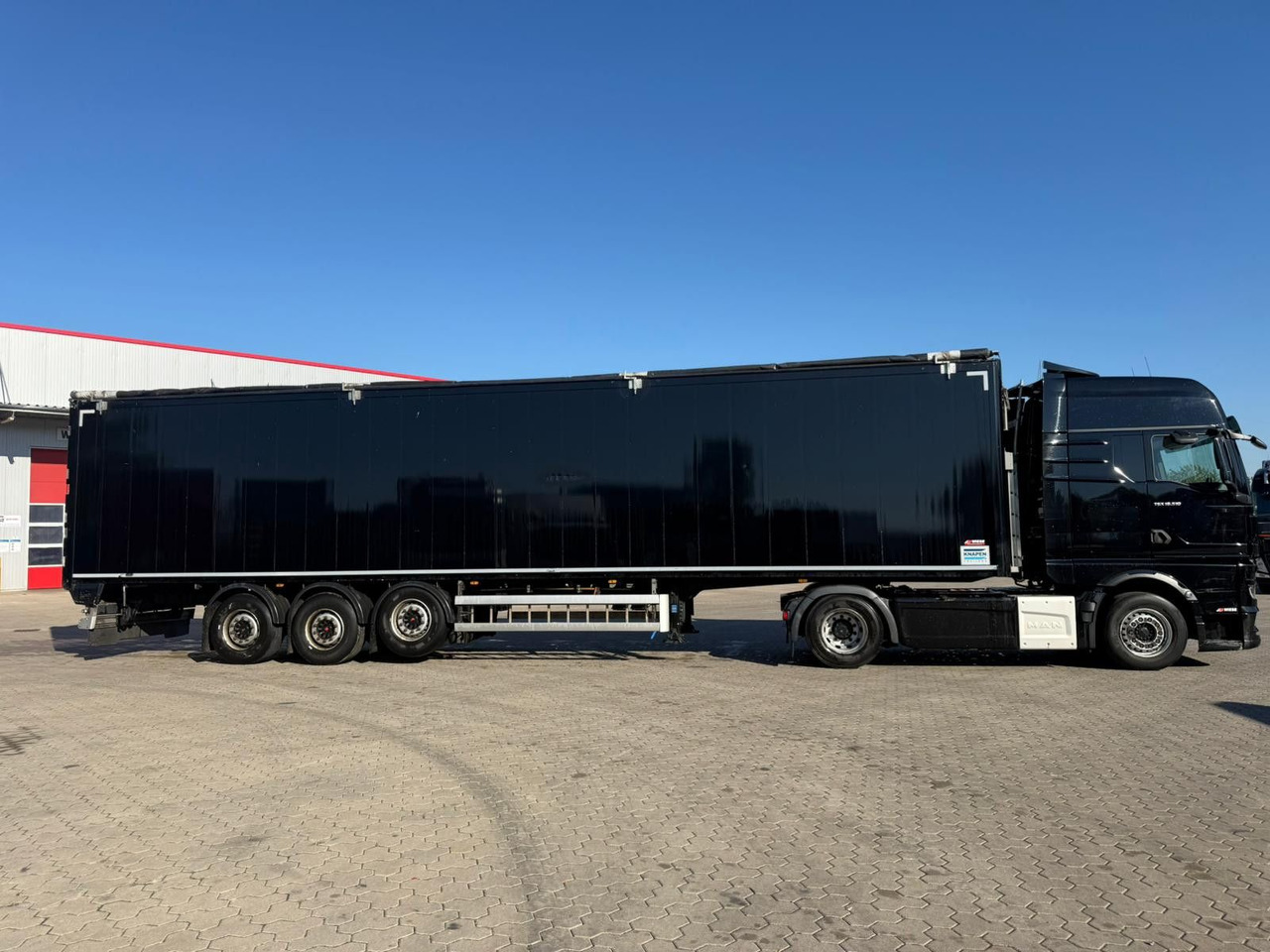 Knapen K502 Seitentüren Schubboden - نصف مقطورة ذات أرضية سير: صورة 2 Knapen K502 Seitentüren Schubboden - نصف مقطورة ذات أرضية سير: صورة 2
