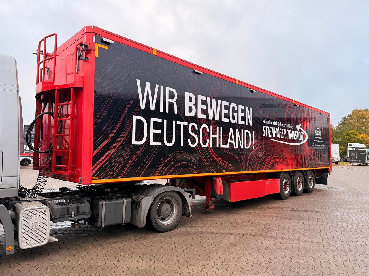 Knapen Stokota Schubboden - Top Zustand/Neuen TÜV - نصف مقطورة ذات أرضية سير: صورة 1 Knapen Stokota Schubboden - Top Zustand/Neuen TÜV - نصف مقطورة ذات أرضية سير: صورة 1