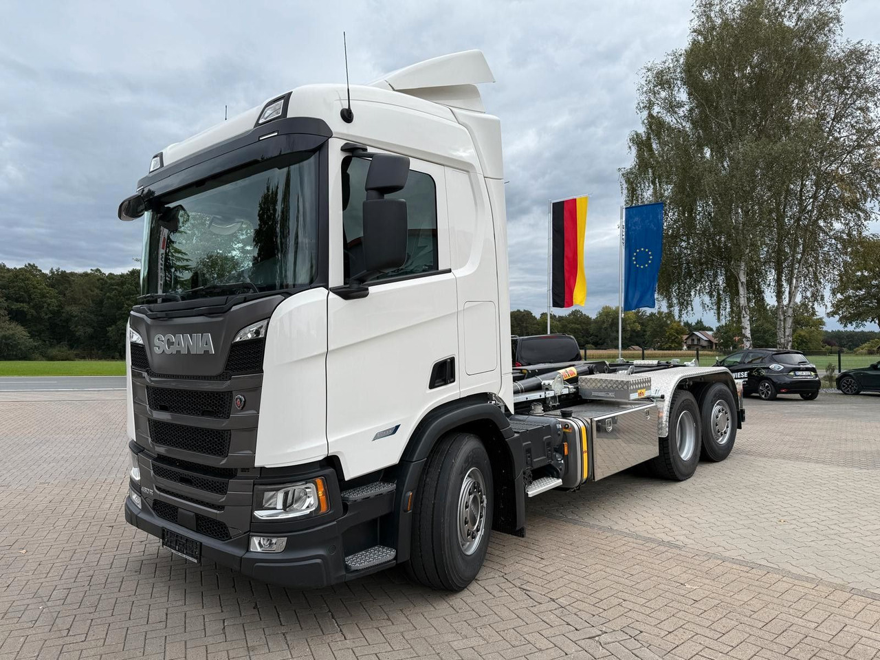 Scania R460 6x2 - Abrollkipper - Sofort Verfügbar! - شاحنة برافعة خطافية: صورة 1 Scania R460 6x2 - Abrollkipper - Sofort Verfügbar! - شاحنة برافعة خطافية: صورة 1