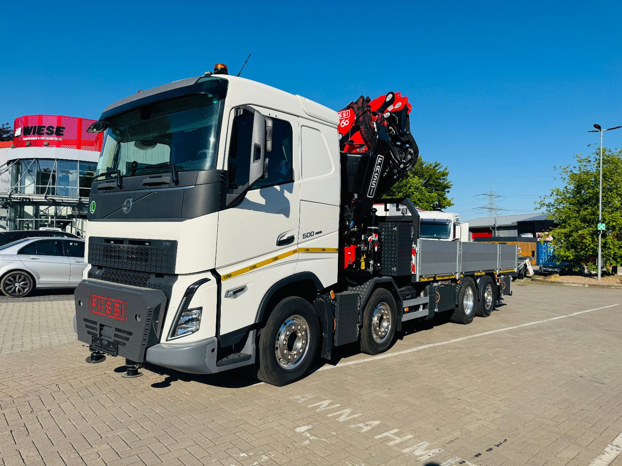 Volvo FH 500 8x2 mit F710RA.2.27 L426 und V20 Winde - شاحنة, شاحنة كرين: صورة 1 Volvo FH 500 8x2 mit F710RA.2.27 L426 und V20 Winde - شاحنة, شاحنة كرين: صورة 1