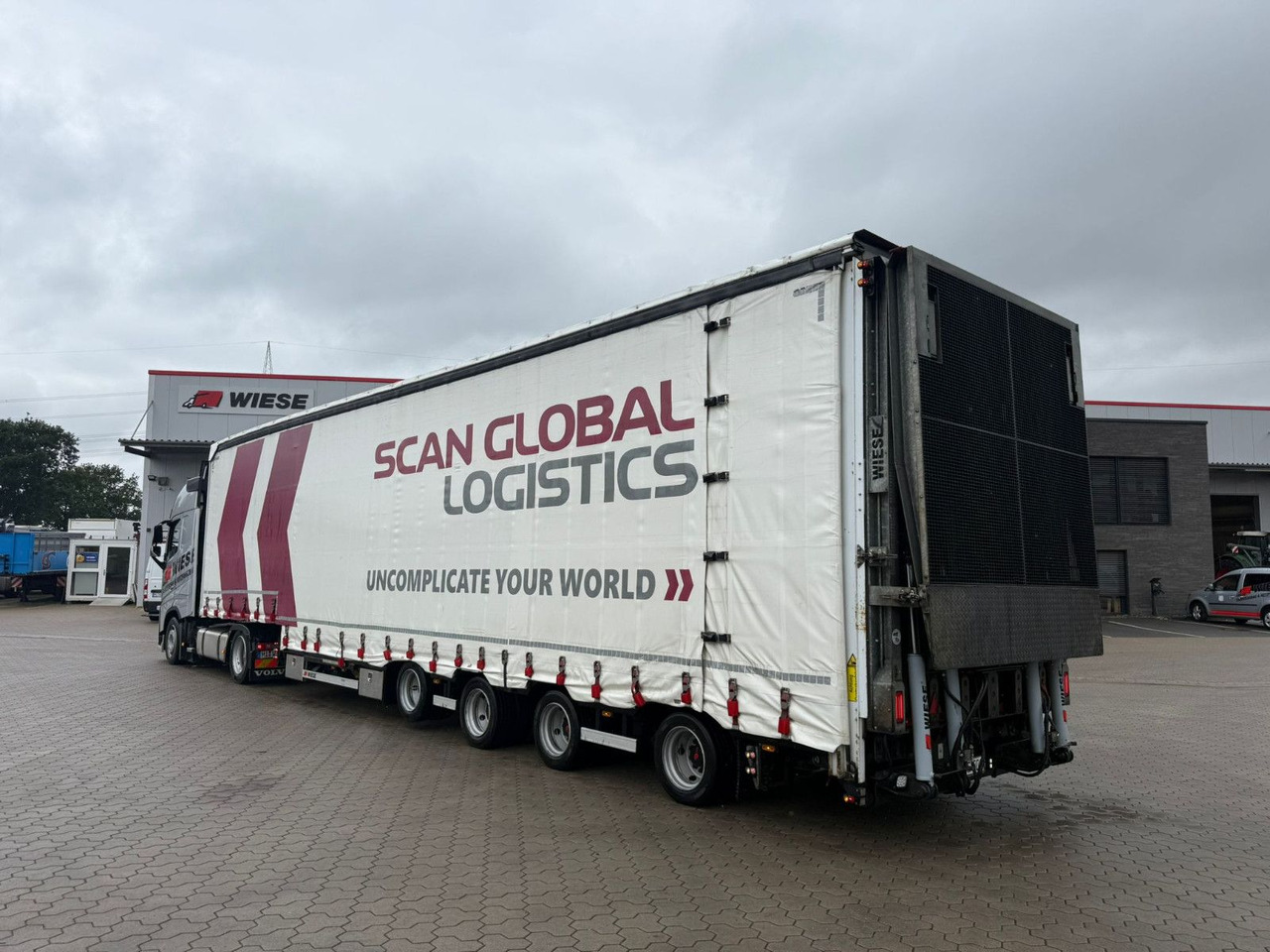 Wiese 4-Achs Mega Gabelstaplertransporter Rampe - نصف مقطورة بلودر منخفض: صورة 1 Wiese 4-Achs Mega Gabelstaplertransporter Rampe - نصف مقطورة بلودر منخفض: صورة 1